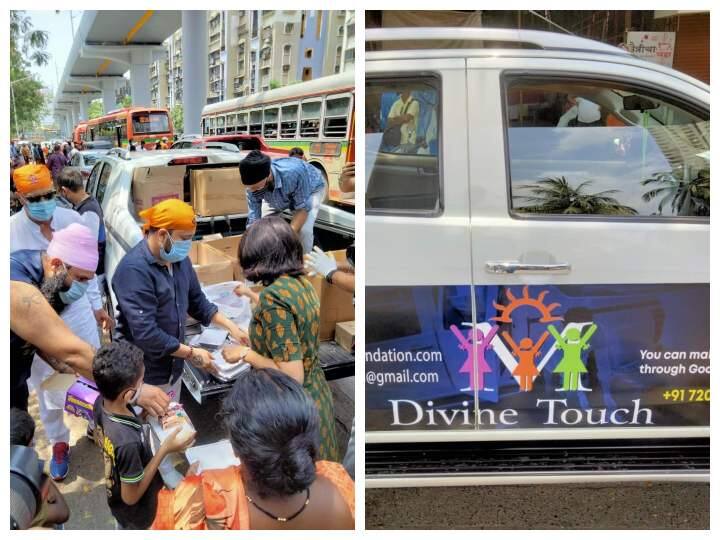 Singers Mika singh Bhoomi Trivedi and Actor Vindu Distributed Food Among Poor People ANN लॉकडाउन के दौरान गायक मीका सिंह खुद पहुंचे गरीबों में खाना बांटने