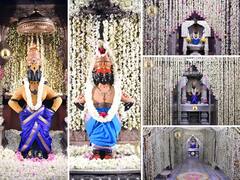 PHOTO : विठुरायाच्या गाभाऱ्यात मोगऱ्याचा बहर; मोहिनी एकादशीनिमित्त आकर्षक सजावट