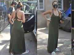 बैकलेस मैक्सी ड्रेस पहन बेटे के साथ मम्मी के घर पहुंचीं Malaika Arora, लुक के कारण फिर आई चर्चा में