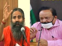 'आपण कोरोना योद्ध्यांचा अपमान केला, वक्तव्य मागे घ्या', मंत्री हर्ष वर्धन यांचं रामदेवबाबांना पत्र