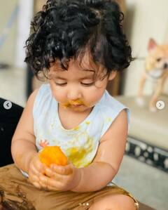 Yuvaan Mango Pics: 'আমের মরসুম', আম খেতে ব্যস্ত ইউভানের ছবি শেয়ার করলেন শুভশ্রী