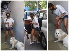 मुबंई में अपने पेट डॉग कैस्पर को लेकर क्लिनिक पहुंचीं मलाइका अरोड़ा, ये तस्वीरें आईं सामने, देखें