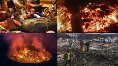 ज्वालामुखीच्या उद्रेकाने काँगोत हाहा:कार, लाव्हा शहरापर्यंत आल्याने हजारो नागरिक बेघर,बचावकार्य सुरू