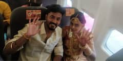 Couple Ties Knot On Flight: মাঝ আকাশে মালা বদল, উড়ানেই নতুন জীবন শুরু তরুণ-তরুণীর