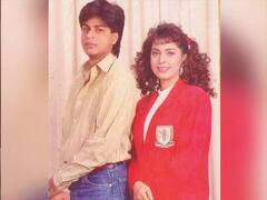 जब Shahrukh Khan को पहली बार देखा तो Juhi Chawla के मुंह से निकला- ये किस एंगल से हीरो लगता है