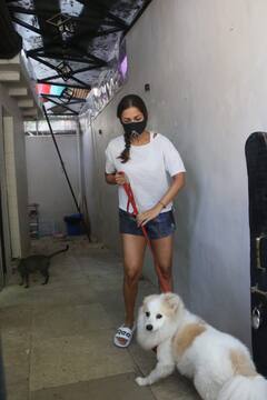 मुबंई में अपने पेट डॉग कैस्पर को लेकर क्लिनिक पहुंचीं मलाइका अरोड़ा, ये तस्वीरें आईं सामने, देखें