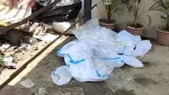 Muzaffarpur: Used PPE Kits & masks thrown away in open in Sadar Hospital's Covid campus