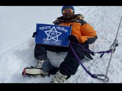 In Pics : महाराष्ट्र पोलीस दलाची पताका थेट माऊंट एव्हरेस्टवर; सांगलीचे सुपुत्र संभाजी गुरव यांनी गाठलं शिखर