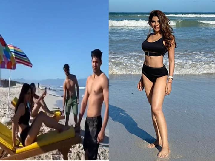 Khatron Ke Khiladi 11 Contestants are having fun on the beach Nikki Tamboli Varun Sood video goes viral Khatron Ke Khiladi 11: बीच पर मस्ती कर रहे हैं कंटेस्टेंट, अब Nikki Tamboli-Varun Sood ने बढ़ाया सोशल मीडिया का पारा