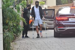 PICS: Arjun Rampal Spotted With Crutches Following Leg Injury, Actor's Fans Pray For His Speedy Recovery