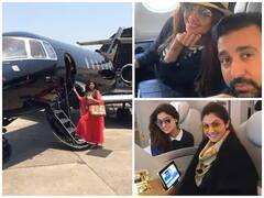 ਸ਼ਿਲਪਾ ਸ਼ੈੱਟੀ ਕੋਲ Private Jet, ਤਸਵੀਰਾਂ 'ਚ ਦੇਖੋ ਖਾਣ-ਪੀਣ ਤੋਂ ਲੈ ਕੇ ਮਨੋਰੰਜਨ ਦੀ ਹਰ ਸੁਵਿਧਾ