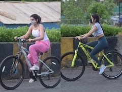 मुंबई की सड़कों पर साइकिलिंग करती दिखीं Janhvi Kapoor और Khushi Kapoor, देखें तस्वीरें