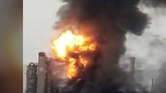 HPCL Fire : विशाखापट्टणम येथील HPCL प्लांटमध्ये भीषण आग, नियंत्रण मिळवण्याचे प्रयत्न सुरू