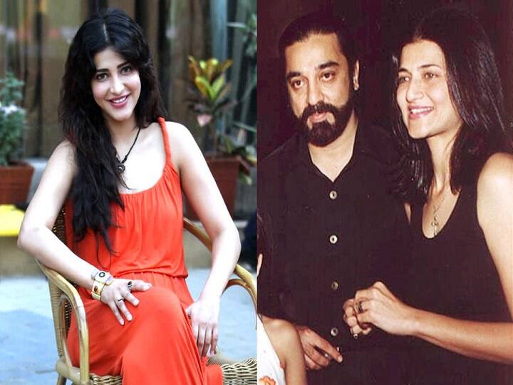 Actress Sruthi Haasan felt glad after Kamal Hasan and Sarika got separated Sruthi Haasan Reaction: அப்பாவும், அம்மாவும் பிரிந்ததில் எனக்கு மகிழ்ச்சிதான் - ஸ்ருதிஹாசன்!