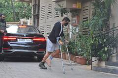 PICS: Arjun Rampal Spotted With Crutches Following Leg Injury, Actor's Fans Pray For His Speedy Recovery