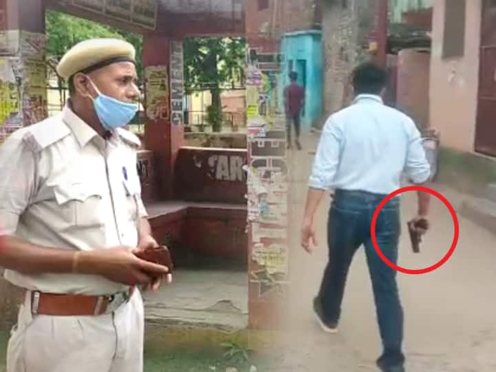 बिहारः ‘गंगाजल’ के अजय देवगन के रूप में दिखे भागलपुर के ASP, पुलिसकर्मियों की लगाई ‘क्लास’; पिस्टल लहराई ASP of Bhagalpur puran jha seen as Ajay Devgan of gangajal pistol waved on road ann बिहारः ‘गंगाजल’ के अजय देवगन के रूप में दिखे भागलपुर के ASP, पुलिसकर्मियों की लगाई ‘क्लास’; पिस्टल लहराई