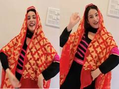 देसी अंदाज में Shehnaaz Gill ने लगाए ठुमके, बोलीं- मैंनू देवर दे ब्याह विच नच लैन दे