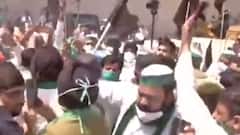 Ghazipur Border पर पुलिस और किसानों के बीच कहासुनी | Kisan Andolan 6 Months