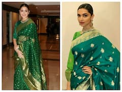 Anushka Sharma से लेकर Deepika Padukone तक, इन 6 एक्ट्रेस ने Green Saree में दिखाया अपना रॉयल लुक