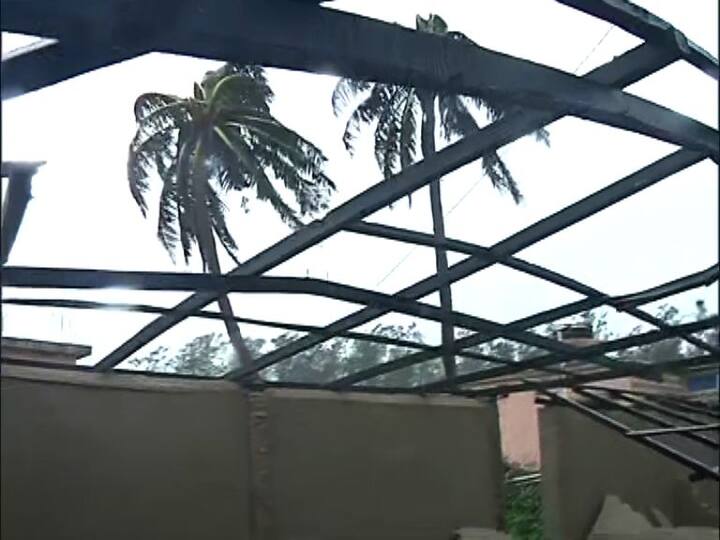 সমুদ্রতট থেকে জলের তোড়ে অনেকটা দূরে উড়ে এসে পড়েছে বড় পাথর, বোল্ডার।