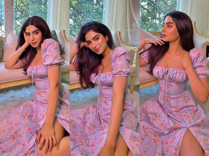 Khushi Kapoor Looked Extremely Hot Posing In A Printed Gown See Photos | In  Photos: प्रिंटेड गाउन में बेहद हॉट पोज देती नजर आईं Khushi Kapoor, देखें  तस्वीरें