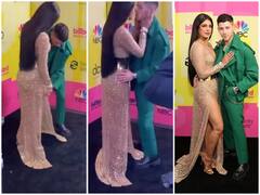 Viral Video Of Nick Jonas Fixing Wife Priyanka Chopra's Gown At BBMAs 2021 Will Make You Go AWW!