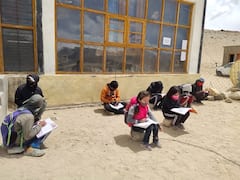 लद्दाख के कई इलाकों में इंटरनेट की सुविधा नहीं, बच्चों की पढ़ाई हो रही बाधित