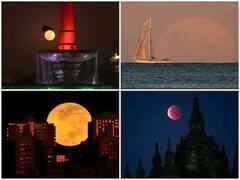 Chandra Grahan 2021: जगभरातील चंद्रग्रहणाचे सुंदर फोटो पाहा