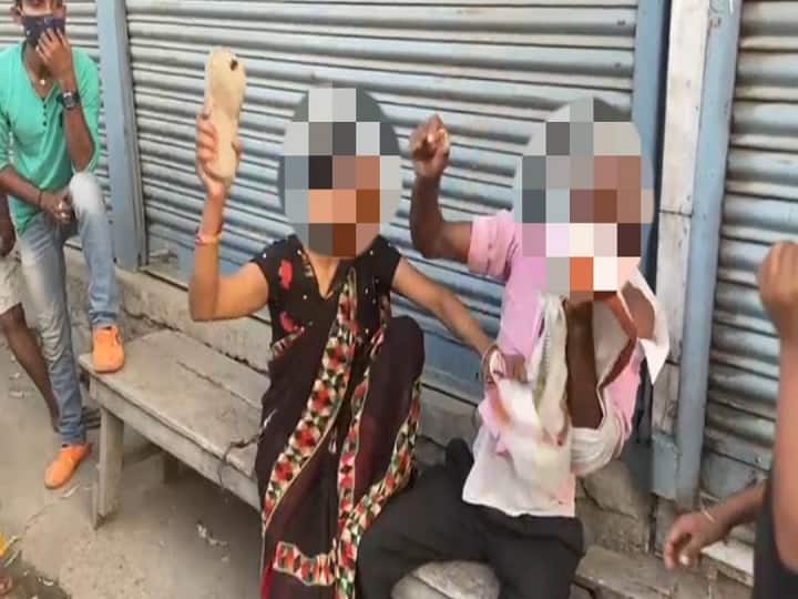 बिहार: प्रेमिका को स्टेशन पर छोड़कर भागने के फिराक में था प्रेमी, नाराज महिला ने चप्पल से कर दी पिटाई