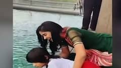 Ayesha Singh gets a new companion on the sets of the show