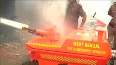 Factory Fire: নিউ ব্যারাকপুরে কারখানার আগুন নেভাতে রোবট নামাল দমকল