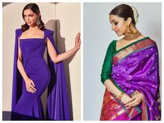 Shraddha Kapoor से Deepika Padukone तक, इन 5 हसीनाओं ने पर्पल Outfit पहन कर हर मौके को बनाया परफेक्ट