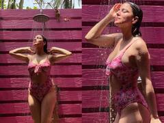 टिप टिप बरसा पानीः मोनोकिनी पहन Kundali Bhagya की 'प्रीता' ने लिया शॉवर, हॉटनेस देखकर फैंस का दिल धड़क गया