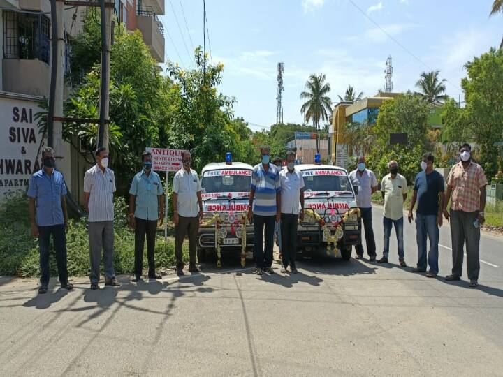 free oxygen ambulance service உயிர் நண்பனின் நினைவாக இலவச ஆம்புலன்ஸ் சேவையை தொடங்கிய நண்பர்கள்