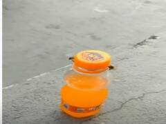 दो मधुमक्खियों ने मिलकर खोली फैंटा की बोतल, वीडियो देख हैरान हुए यूजर्स