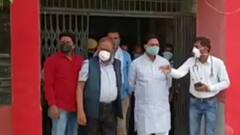 CM Yogi ने बस्ती मेंअस्पताल का लिया जायजा, Vaccination पर दी जानकारी