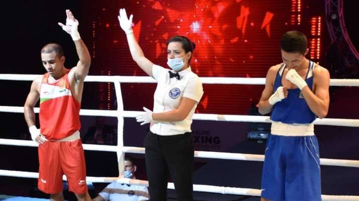 Amit Panghal storms into final of Asian Boxing Championship in Dubai Asia boxing championship: এশীয় বক্সিং চ্যাম্পিয়নশিপের ফাইনালে ভারতের অমিত