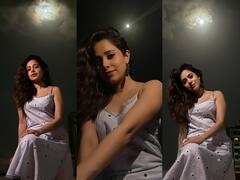 Nushrratt Bharuccha | नुसरत भरुचाचा मून लाइटमध्ये अनोखा अंदाज, पाहा फोटो