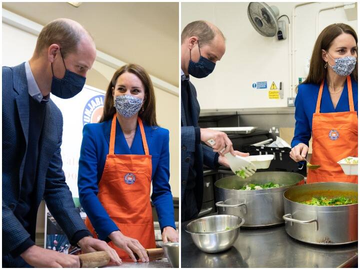 Watch: Prince William and Kate Middleton make chapatis and curry with charity प्रिंस विलियम और केट मिडलटन ने पैलेस ऑफ होलीरूडहाउस के किचन में बनाया खाना, देखें वीडियो
