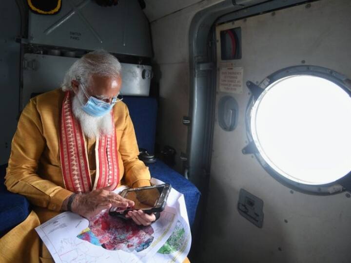 PM Modi Conducts Aerial Survey of Cyclone Yaas Affected Areas In Odisha, West Bengal Cyclone Yaas: PM Modi Conducts Aerial Survey Of Affected Areas In Odisha & WB; Financial Aid Of Rs 1000 Cr Announced