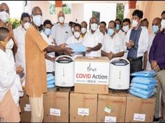 Isha Yoga : கொரோனா பணிக்காக 500 ஆக்சிஜன் செறிவூட்டிகள் வழங்கிய ஈஷா மையம்