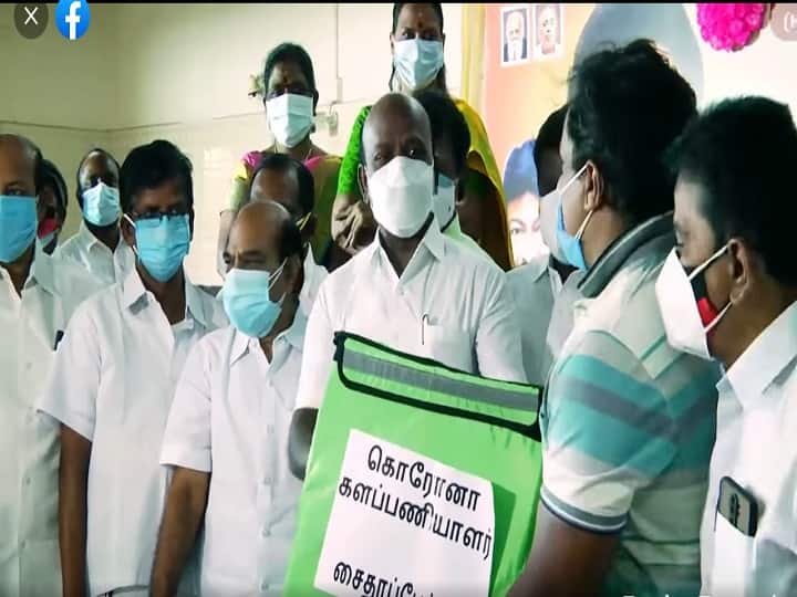 ma subramanian says 8000 oxygen beds are available in chennai ”சென்னையில் 8000 ஆக்சிஜன் படுக்கைகள் காலியாக உள்ளன” - அமைச்சர் மா.சுப்பிரமணியன் பேட்டி