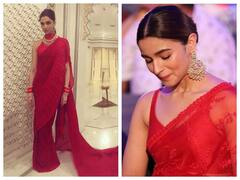 Alia Bhatt से Deepika Padukone तक, इन 5 बॉलीवुड एक्ट्रेस ने Red Saree में लूटा फैंस का दिल