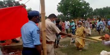 বিধি ভেঙেই মানিকচকে বসে গেল হাট! লাঠি উঁচিয়ে, ওঠ-বোস করিয়ে কড়া পদক্ষেপ পুলিশের