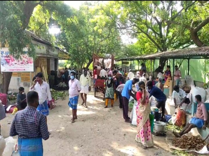 சிறிய கோயம்பேடாகும் காஞ்சிபுரம்.. காற்றில் பறக்கும் ஊரடங்கு..!