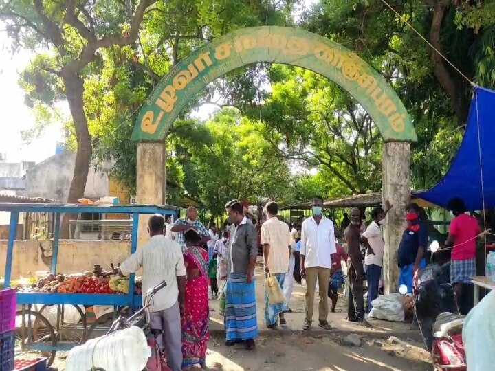 சிறிய கோயம்பேடாகும் காஞ்சிபுரம்.. காற்றில் பறக்கும் ஊரடங்கு..!