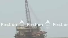 Cyclone Tauktae: Exclusive visuals of ship stuck in Palghar ocean near shore