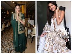 Deepika Padukone से Tara Sutaria तक, इस सीजन शरारा सूट है इन एक्ट्रेस की पहली पसंद