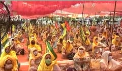 ਕੋਰੋਨਾ ਦੇ ਖਰਾਬ ਪ੍ਰਬੰਧਾਂ ਖਿਲ਼ਾਫ਼ ਕਿਸਾਨਾਂ ਦਾ ਧਰਨਾ