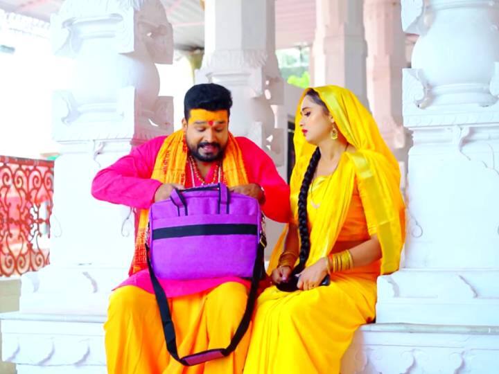bhojpuri song Antra Singh Priyanka ritesh pandey neelam giri ghanti gaana Bhojpuri Song: रितेश पांडे-नीलम गिरी के इस प्यार भरे सॉन्ग का यूट्यूब पर धमाल, मिले 2 करोड़ से ज्यादा व्यूज